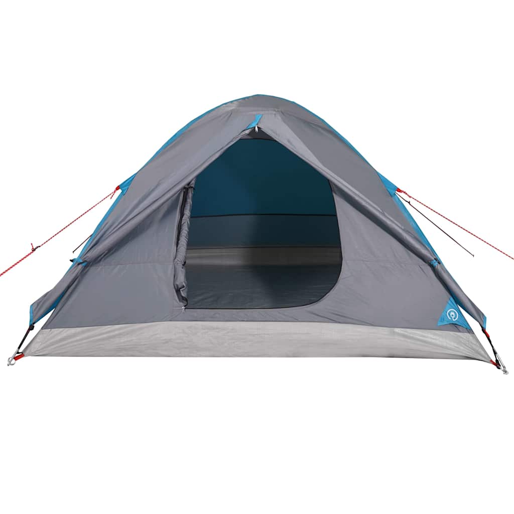 vidaXL Camping Tent Dome 3-Person Blue Waterproof - 42774