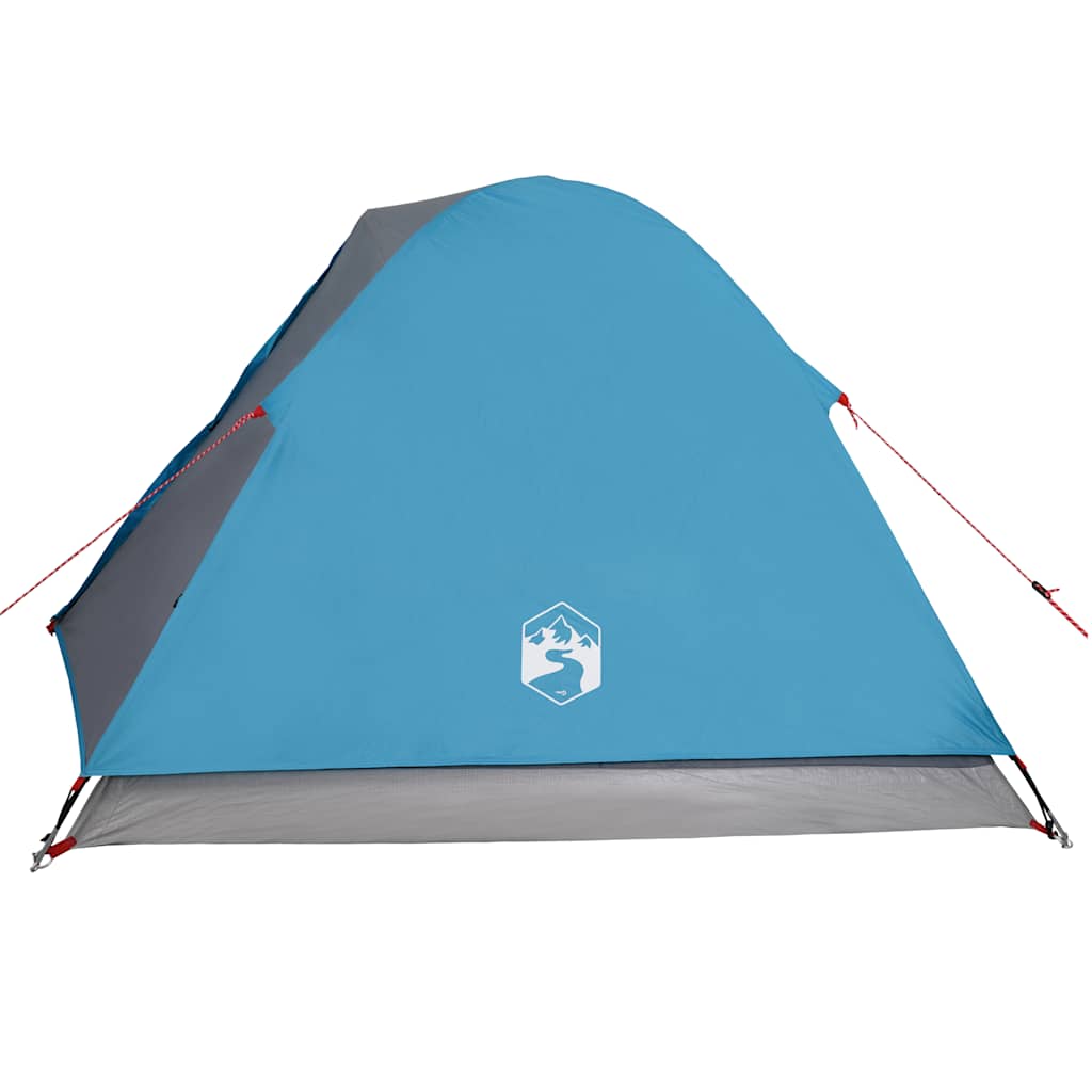vidaXL Camping Tent Dome 3-Person Blue Waterproof - 42774