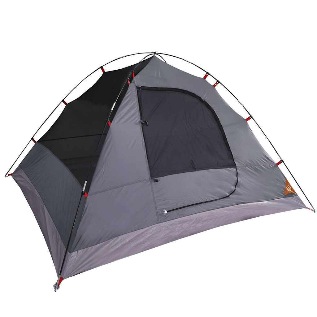 vidaXL Camping Tent Dome 3-Person Orange Waterproof - 42783