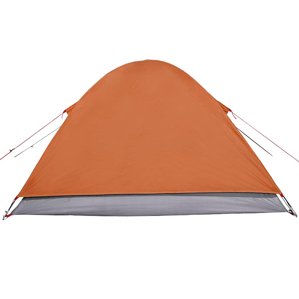 vidaXL Camping Tent Dome 3-Person Orange Waterproof - 42783