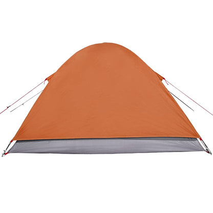 vidaXL Camping Tent Dome 3-Person Orange Waterproof - 42783