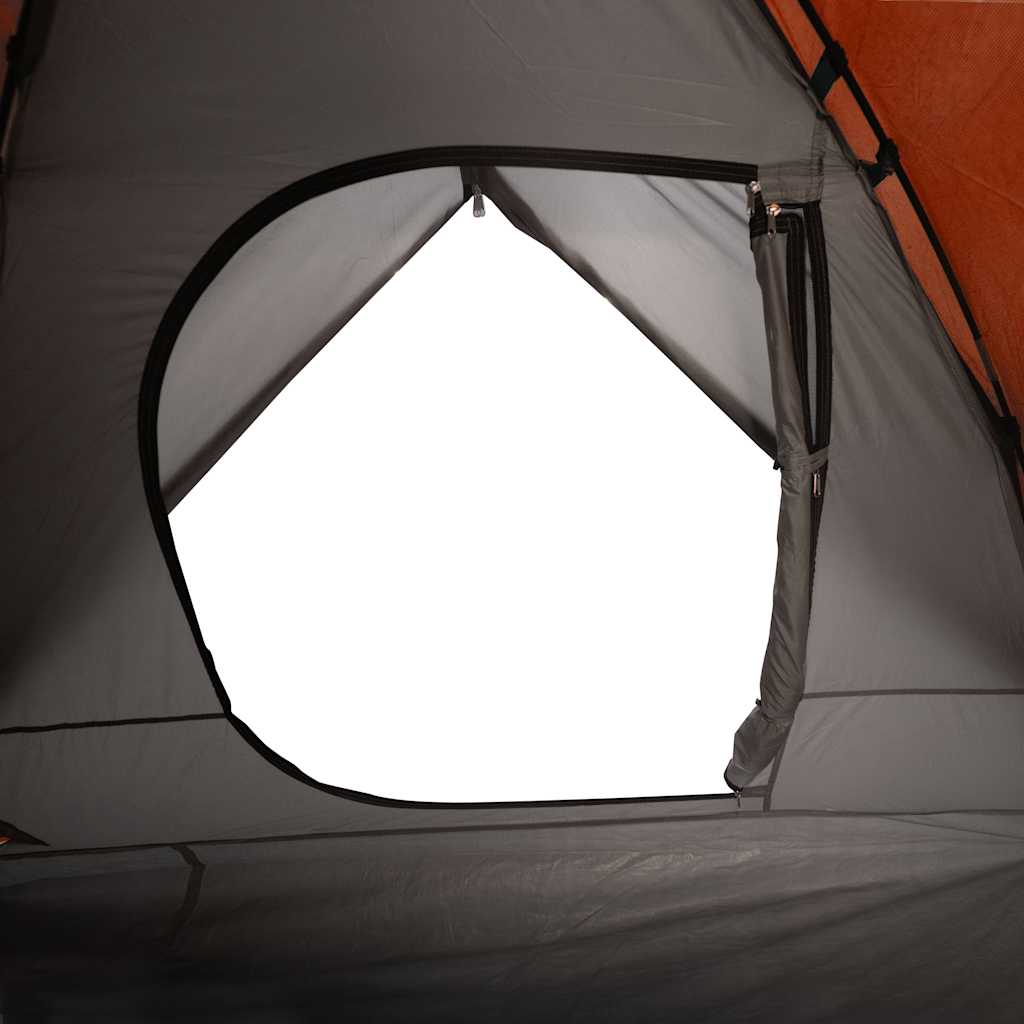 vidaXL Camping Tent Dome 3-Person Orange Waterproof - 42783