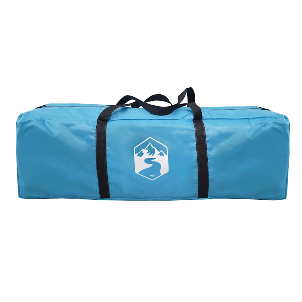 vidaXL Camping Tent Dome 6-Person Blue Waterproof