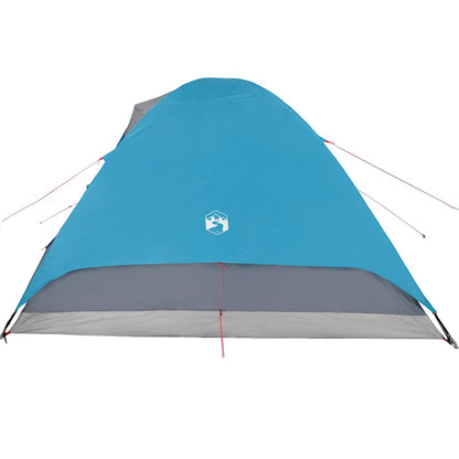 vidaXL Camping Tent Dome 6-Person Blue Waterproof