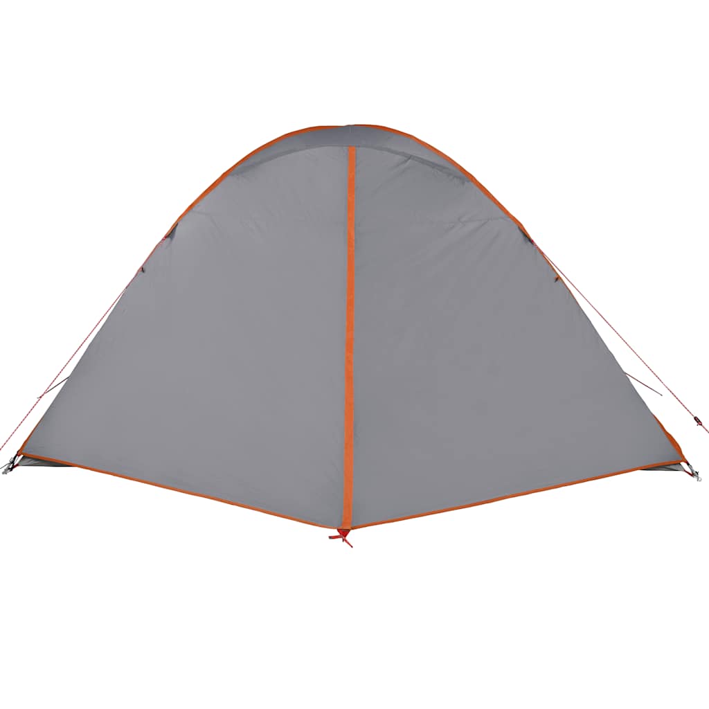 vidaXL Camping Tent Dome 6-Person Orange Waterproof