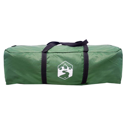 vidaXL Camping Tent with Porch 4-Person Green Waterproof