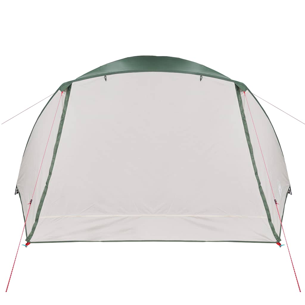 vidaXL Camping Tent with Porch 4-Person Green Waterproof