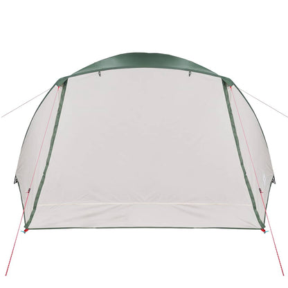 vidaXL Camping Tent with Porch 4-Person Green Waterproof
