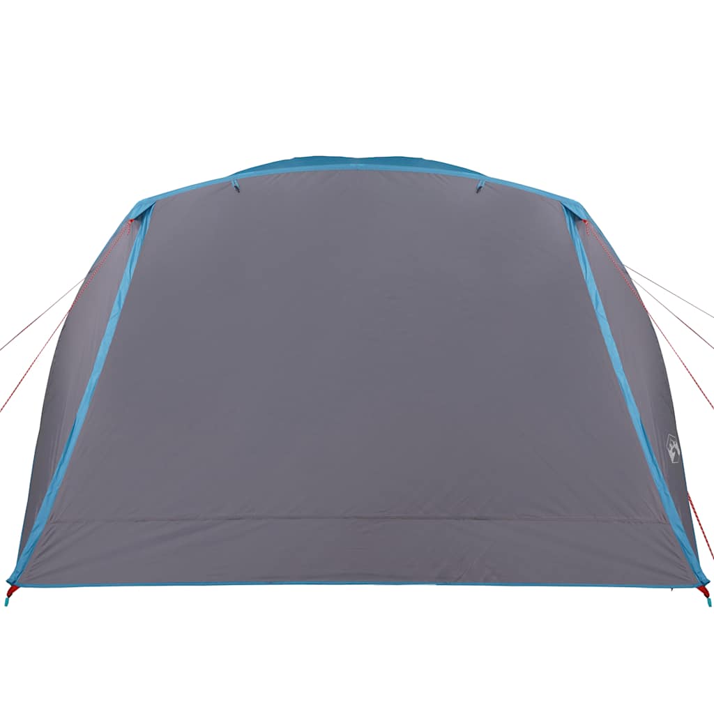 vidaXL Camping Tent with Porch 4-Person Blue Waterproof