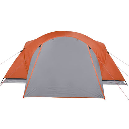 vidaXL Family Tent Crossvent 8-Person Orange Waterproof