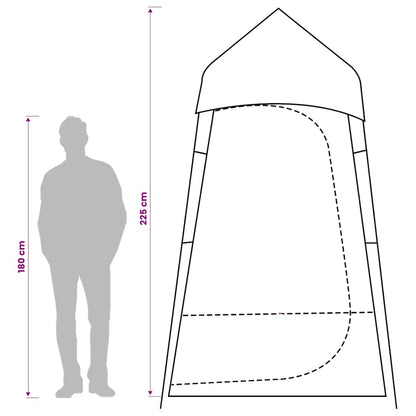 vidaXL Toilet Tent Green Waterproof
