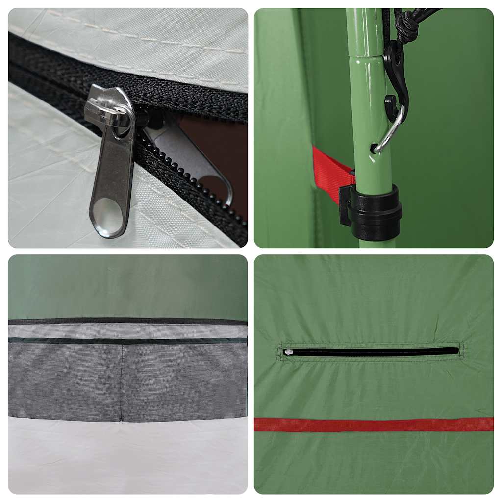 vidaXL Toilet Tent Green Waterproof