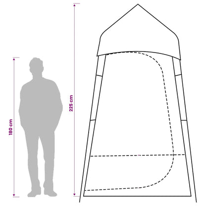 vidaXL Toilet Tent Blue Waterproof