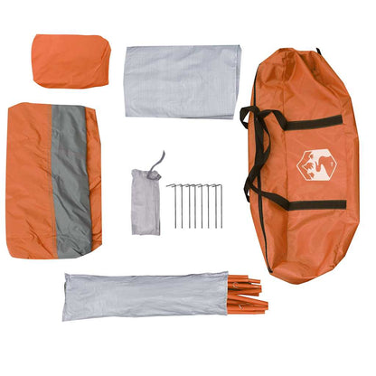 vidaXL Toilet Tent Orange Waterproof