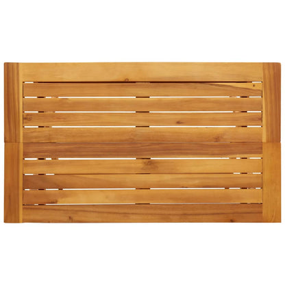 vidaXL Folding Garden Table 90x52.5x65 cm Solid Wood Acacia - Brown