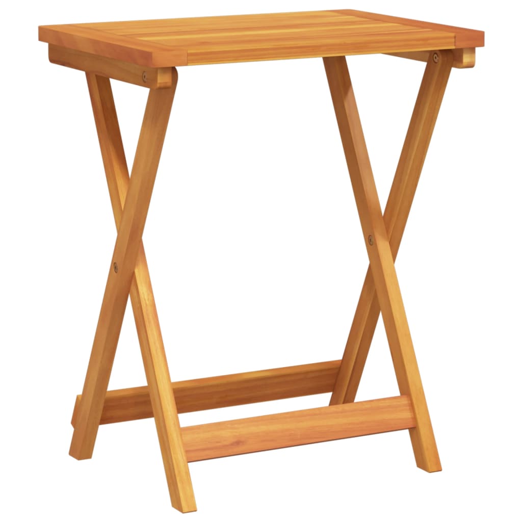 vidaXL Folding Garden Table 50x36x60 cm Solid Wood Acacia - Brown