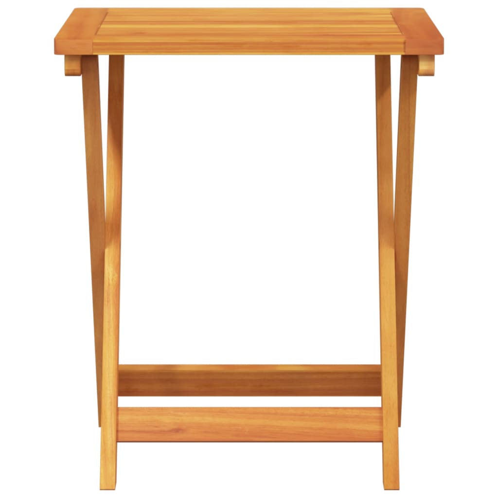 vidaXL Folding Garden Table 50x36x60 cm Solid Wood Acacia - Brown