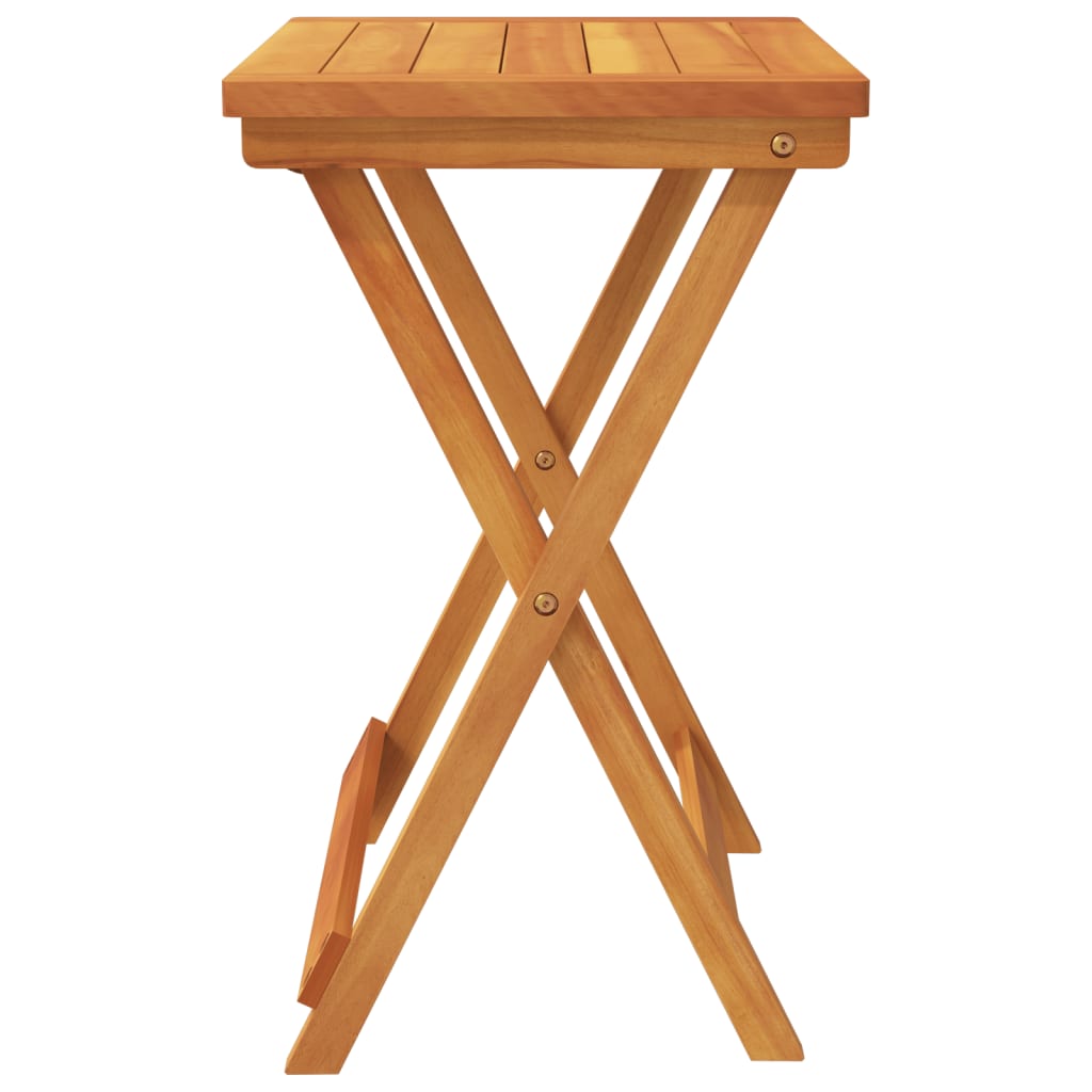 vidaXL Folding Garden Table 50x36x60 cm Solid Wood Acacia - Brown