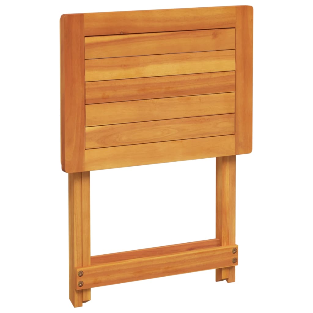 vidaXL Folding Garden Table 50x36x60 cm Solid Wood Acacia - Brown