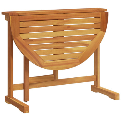 vidaXL Folding Balcony Table 90x60x72 cm Solid Wood Acacia - Brown