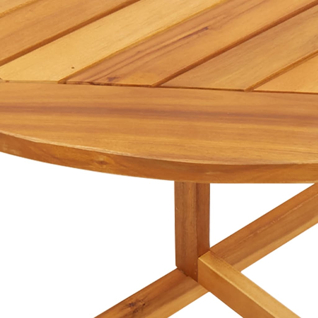 vidaXL Folding Balcony Table 90x60x72 cm Solid Wood Acacia - Brown