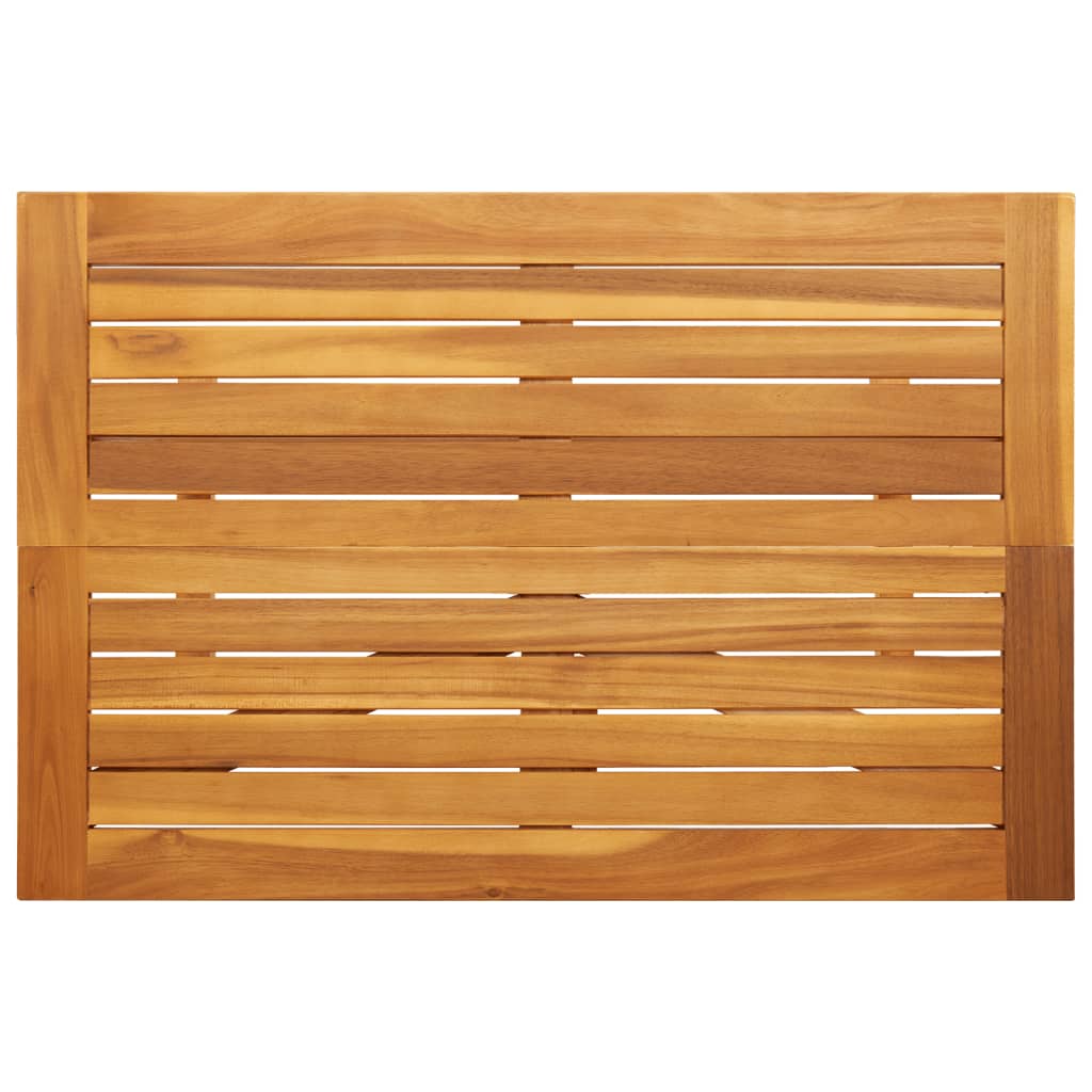 vidaXL Folding Balcony Table 90x60x72 cm Solid Wood Acacia - Brown - 25337