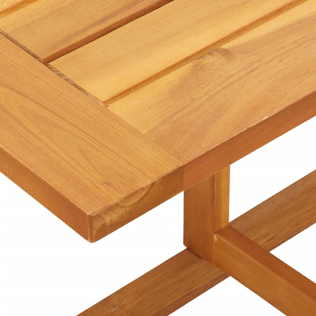 vidaXL Folding Balcony Table 90x60x72 cm Solid Wood Acacia - Brown - 25337