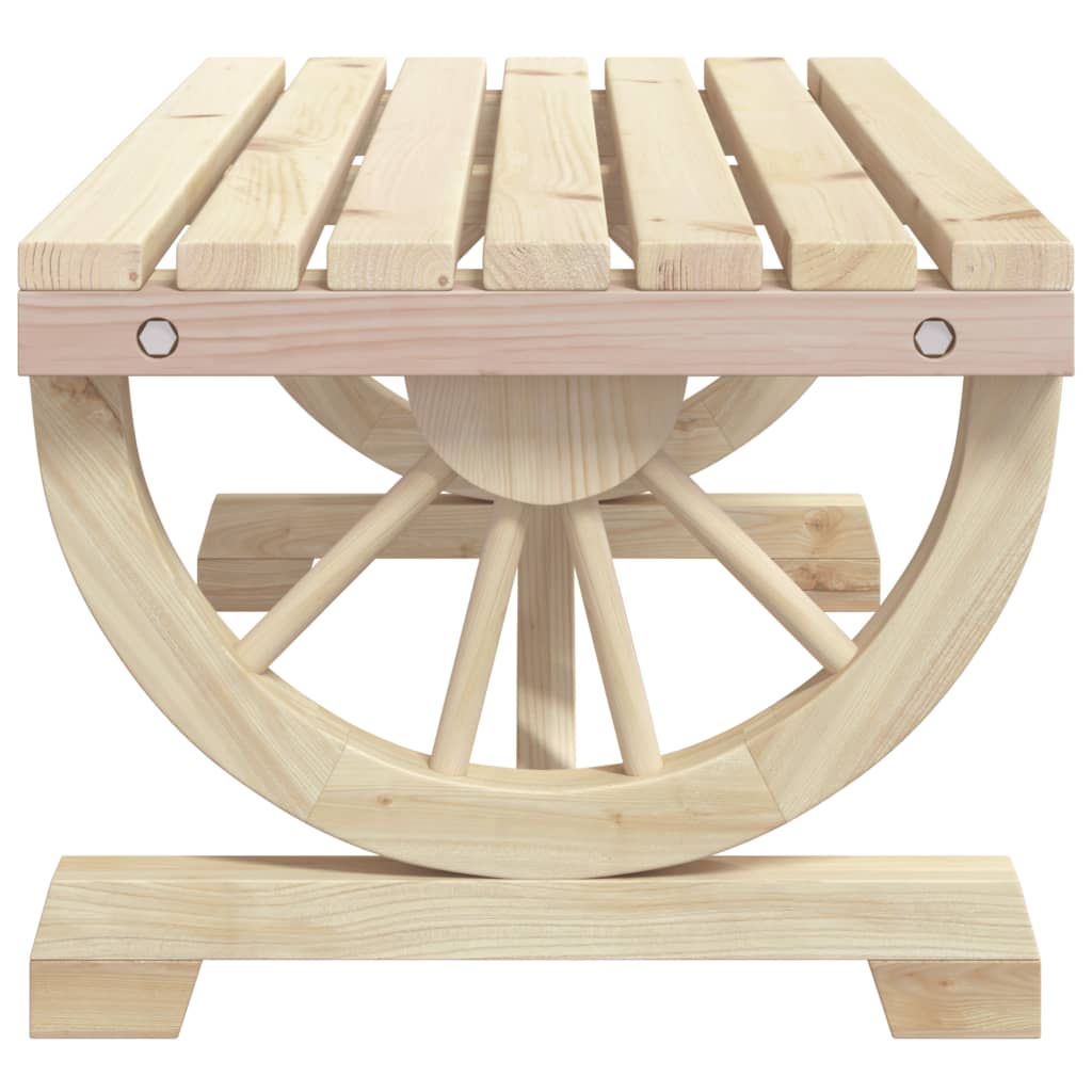 vidaXL Garden Coffee Table 90x50x40 cm Solid Wood Fir - Brown