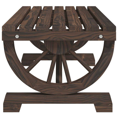 vidaXL Garden Coffee Table 90x50x40 cm Solid Wood Fir - Brown - 25391