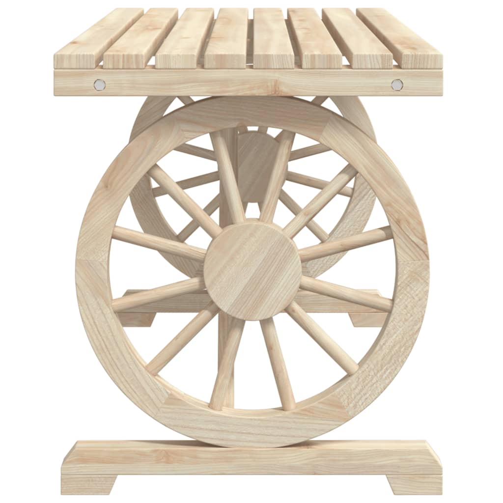 vidaXL Garden Table 115x55x65 cm Solid Wood Fir - Brown