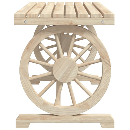 vidaXL Garden Table 115x55x65 cm Solid Wood Fir - Brown