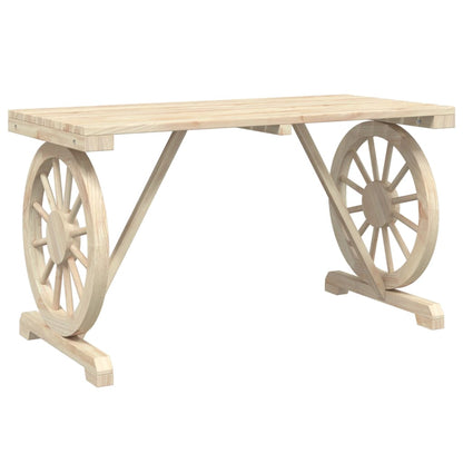 vidaXL Garden Table 115x55x65 cm Solid Wood Fir - Brown