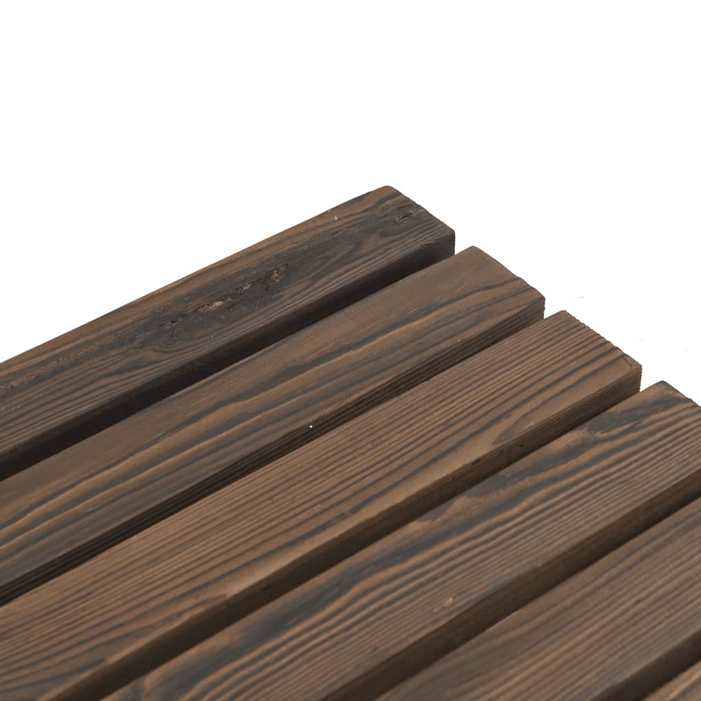 vidaXL Garden Table 115x55x65 cm Solid Wood Fir - Brown - 25394