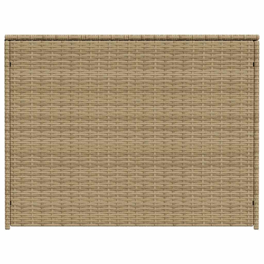 vidaXL Garden Storage Box Mix Beige 984L Poly Rattan - 180 x 90 x 70 cm