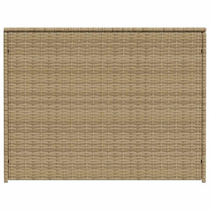 vidaXL Garden Storage Box Mix Beige 984L Poly Rattan - 180 x 90 x 70 cm