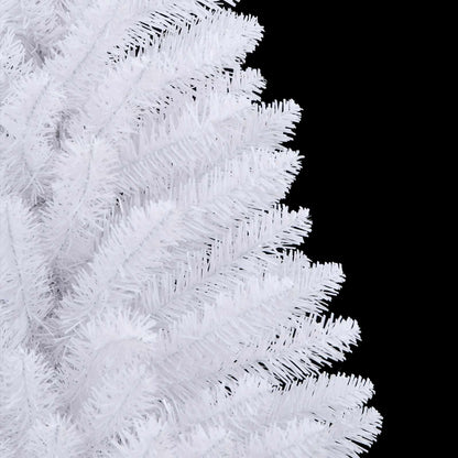 vidaXL Artificial Hinged Christmas Tree LEDs White 68 x 68 x 120 cm