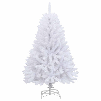 vidaXL Artificial Hinged Christmas Tree LEDs White 68 x 68 x 120 cm
