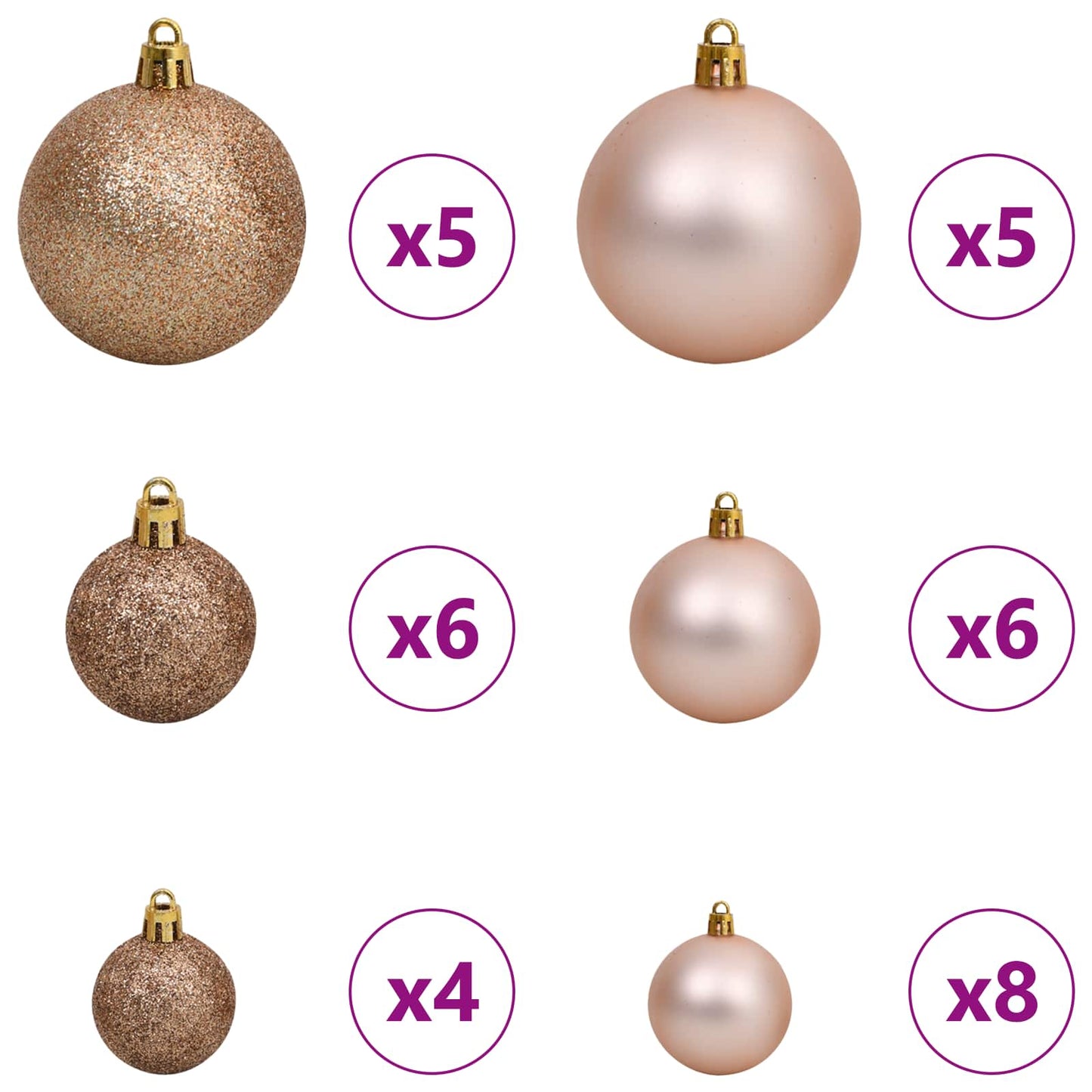 vidaXL Artificial Hinged Christmas Tree LEDs White 80 x 80 x 150 cm
