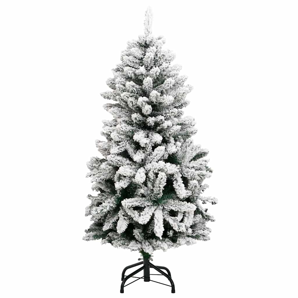vidaXL Artificial Hinged Christmas Tree 150 LEDs & Ball Set 120 cm - Gre - 133835