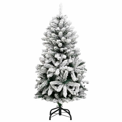 vidaXL Artificial Hinged Christmas Tree 150 LEDs & Ball Set 120 cm - Gre - 133835