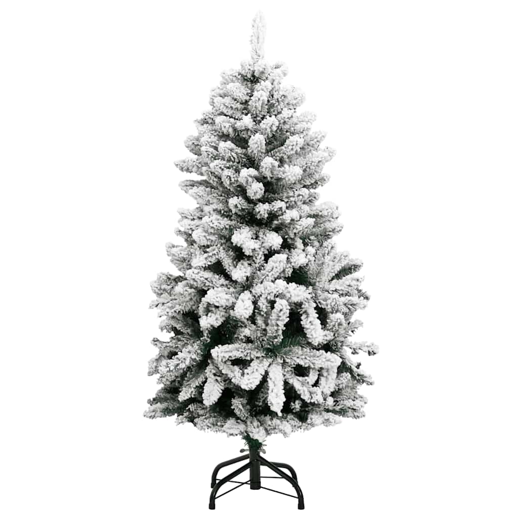 vidaXL Artificial Hinged Christmas Tree 150 LEDs & Ball Set 150 cm - Gre - 133842