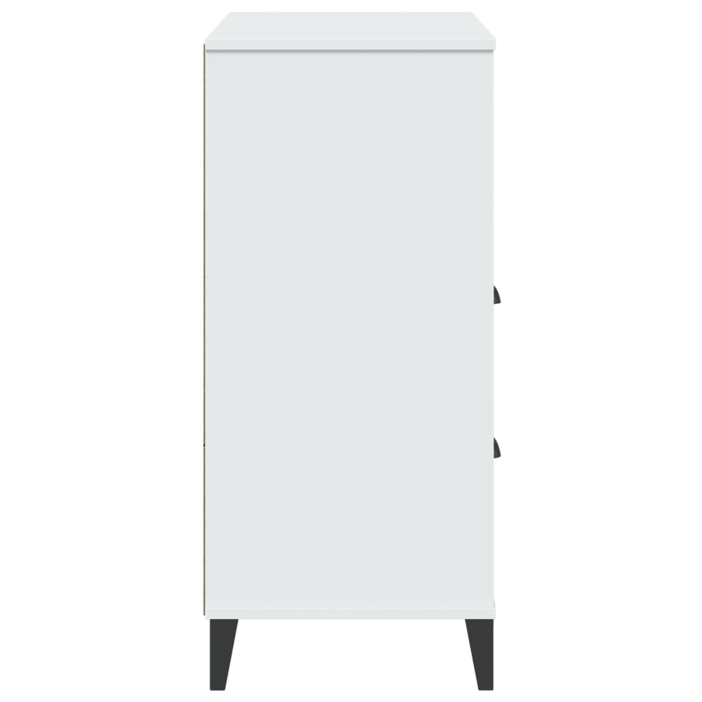vidaXL Bookcase VIKEN White 80x40x90 cm Engineered Wood