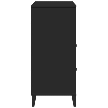 vidaXL Bookcase VIKEN Black 80x40x90 cm Engineered Wood