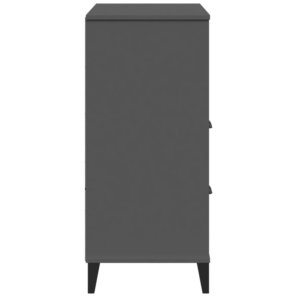 vidaXL Bookcase VIKEN Anthracite Grey 80x40x90 cm Engineered Wood