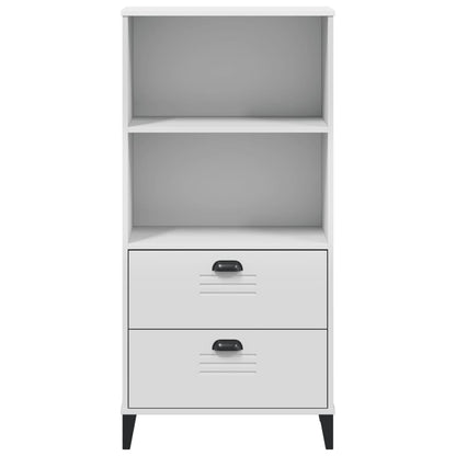 vidaXL Bookcase VIKEN White 60x35x123 cm Engineered Wood
