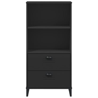 vidaXL Bookcase VIKEN Black 60x35x123 cm Engineered Wood