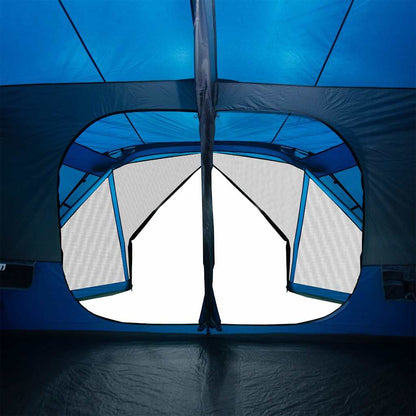 vidaXL Family Tent 10-Person Blue Quick Release Waterproof