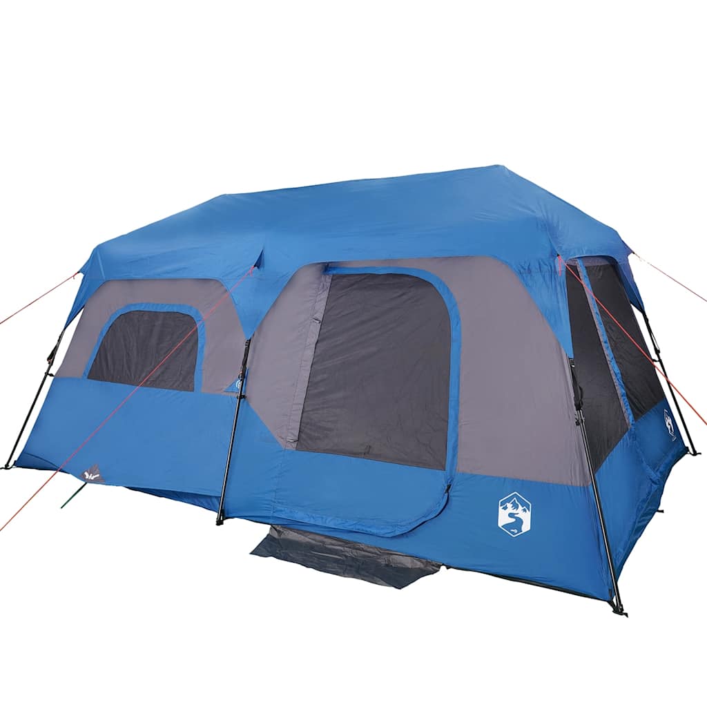 vidaXL Family Tent 9-Person Blue Quick Release Waterproof