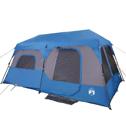 vidaXL Family Tent 9-Person Blue Quick Release Waterproof