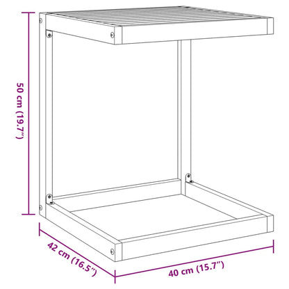 vidaXL C Table 42x40x50 cm Solid Wood Acacia - Brown